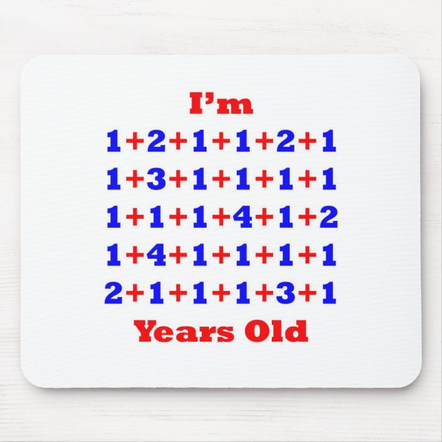 44 Years old! Mouse Pad (Front)