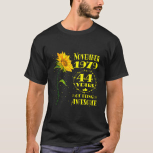44Th 44 Born November 1979 T-Shirt