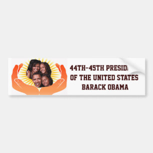 44th-45th-President,Barack Obama_ Bumper Sticker