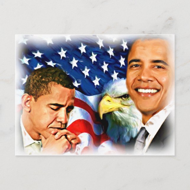 44th & 45th President Barack Obama_ Postcard (Front)