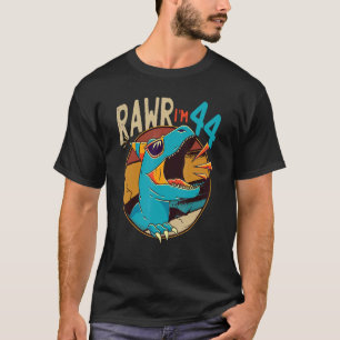 44th Birthday Dinosaur 44 Years Old Dinosaur Birth T-Shirt