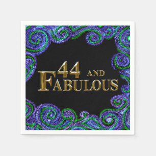 44th  Birthday  Napkin