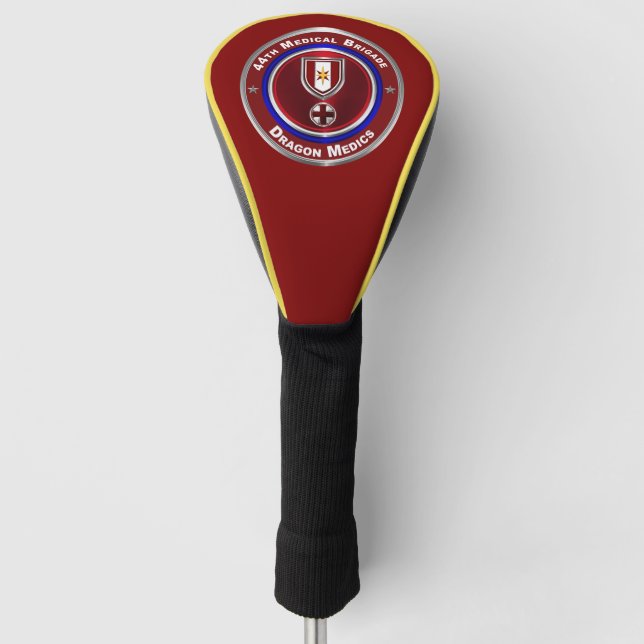 44th Medical Brigade "Dragon Medics" Golf Head Cover (Front)