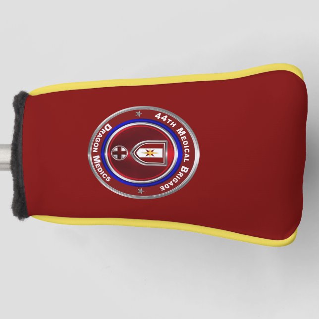 44th Medical Brigade Dragon Medics  Golf Head Cover (Front)