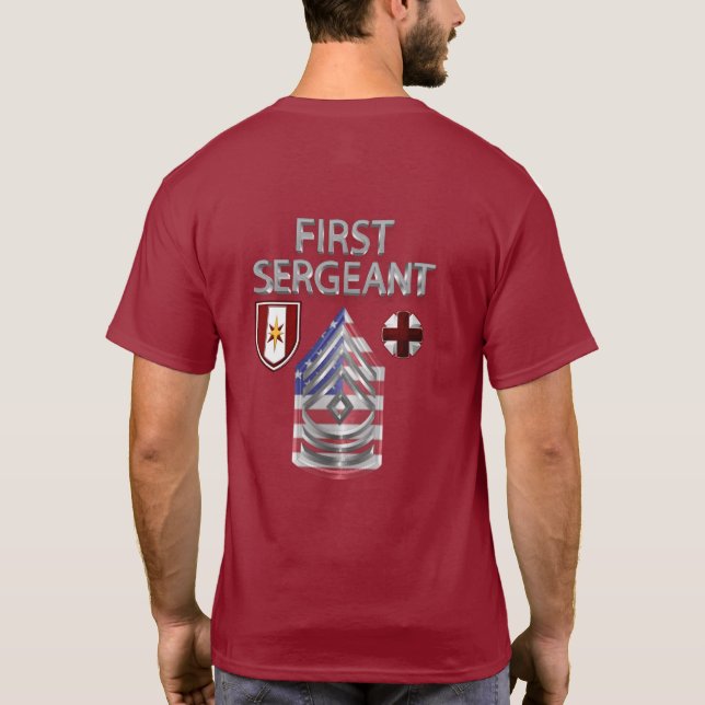 44th Medical Brigade First Sergeant “TOP” T-Shirt (Back)