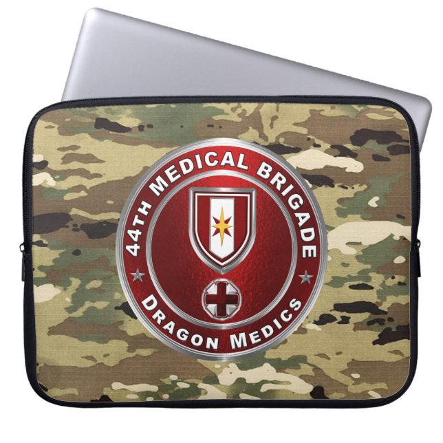 44th Medical Brigade Laptop Sleeve (Front)