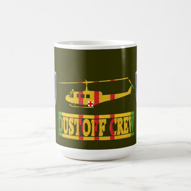44th Medical Brigade UH-1 DUSTOFF Crew Mug (Center)
