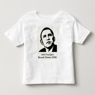 44th President Barack Obama 2008 - Customised Toddler T-Shirt