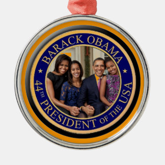 44th President Barack Obama 2013 Inauguration Metal Tree Decoration