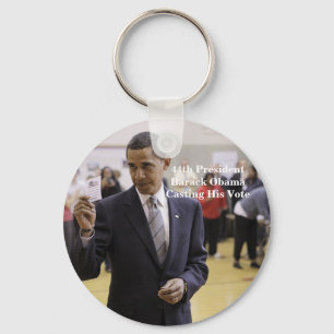 44th President Barack Obama Key Ring