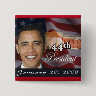 44th President Memorabilia 15 Cm Square Badge