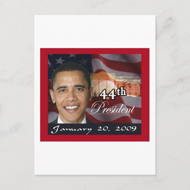 44th President Memorabilia Postcard (Front)