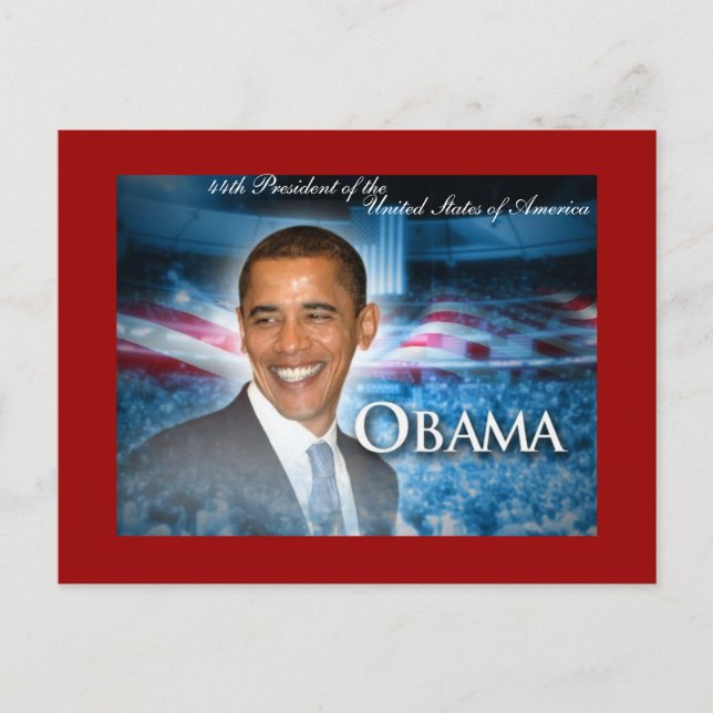 44th President OBAMA Postcard (Front)