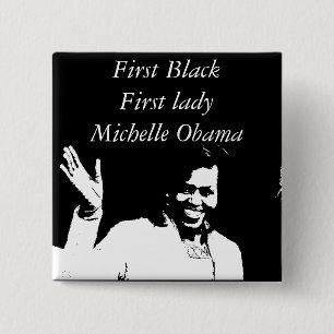 44th President of USA 15 Cm Square Badge