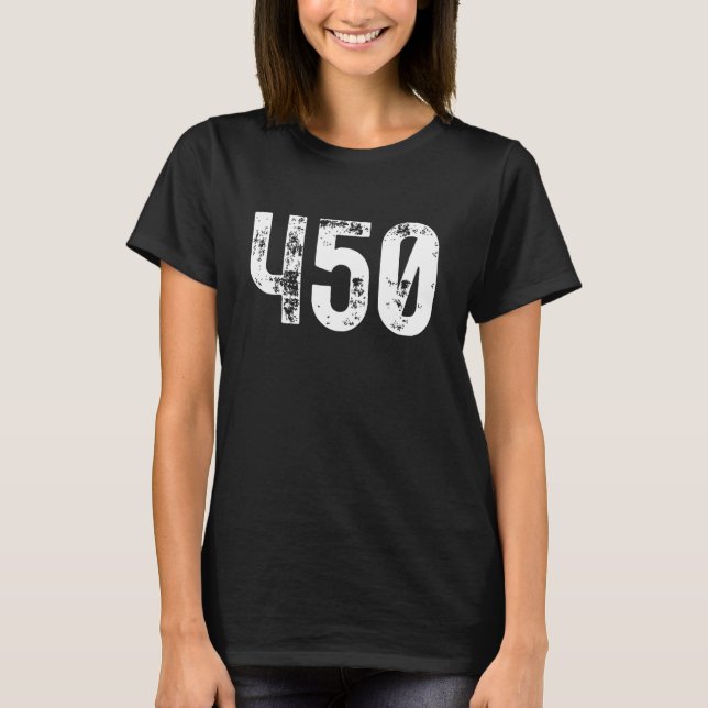 450 Area Code Granby QC Mobile Telephone Area Code T-Shirt (Front)