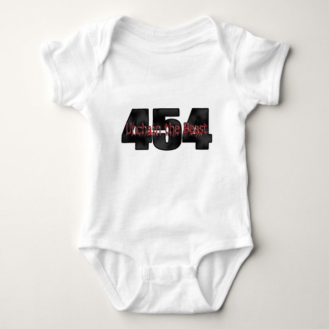 454 Big Block Beast Baby Bodysuit (Front)