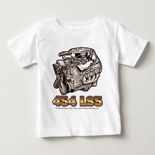 454 LS5 Engine Baby T-Shirt (Front)