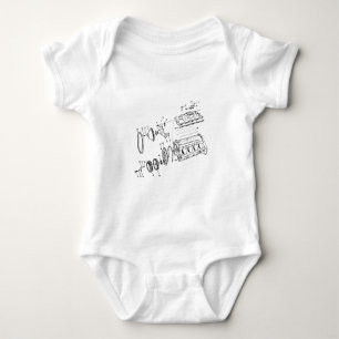 454ci Engine Diagram Baby Bodysuit