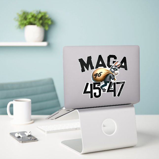45 | 46 STOLEN | 47 Trump 2024 (Laptop On Desk)