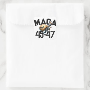 45 46 STOLEN 47 Trump 2024 Square Sticker