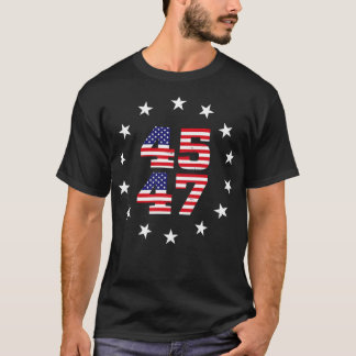 45 47 2024 American Flag T-Shirt