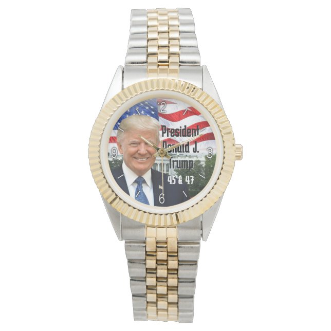 45 & 47 Keepsake President Donald J Trump 2024 Watch (Front)