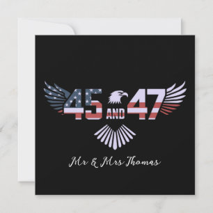 45-47 President 2024 Trumps Return to White House Invitation