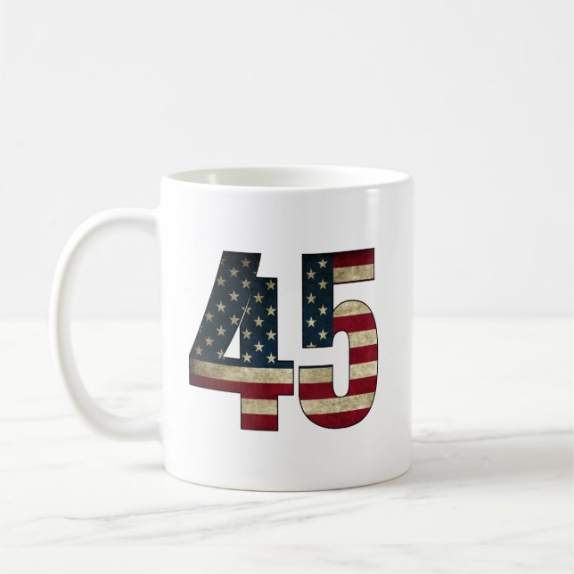 45 - 47 TRUMP COFFEE MUG (Left)