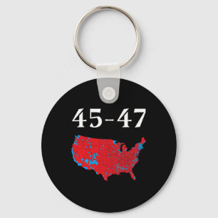 45 47 Trump Election Map 2024  Key Ring