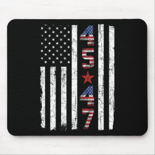 45 47 Trump President Inauguration Usa Retro Trump Mouse Pad