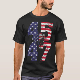 45 47 We The People 2024 Stand With American Flag T-Shirt