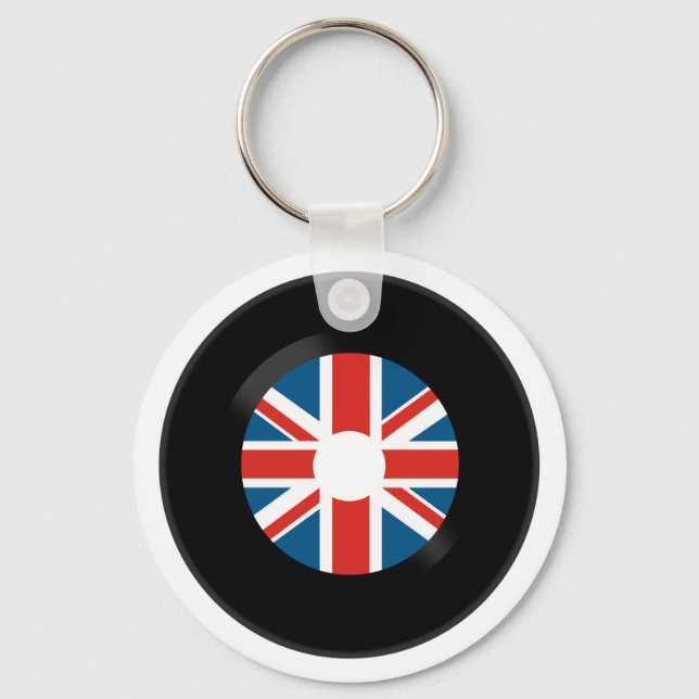 45 British Invasion keychain (Front)
