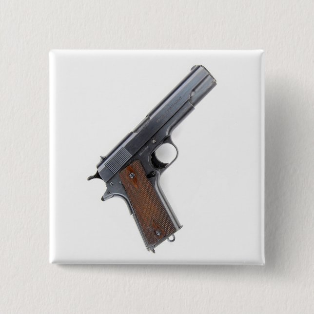 .45 Colt pistol 15 Cm Square Badge (Front)