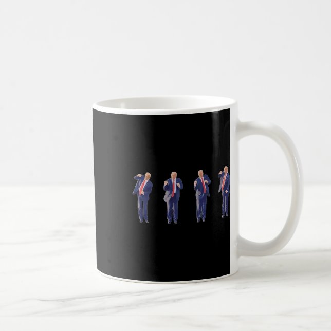 45 Dance Donald Trump 47th President Trump  Coffee Mug (Right)