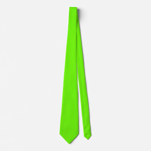 45 Deg Green and Yellow Lines Tie (Front)