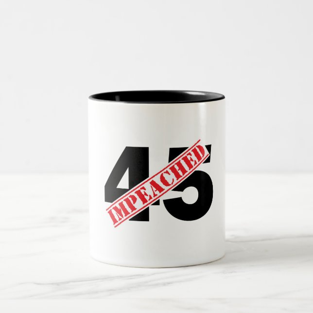 45 Impeached Two-Tone Coffee Mug (Center)