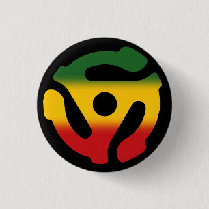 45 Insert Pin: Reggae Version 3 Cm Round Badge