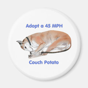 45 mph Couch Potato Magnet