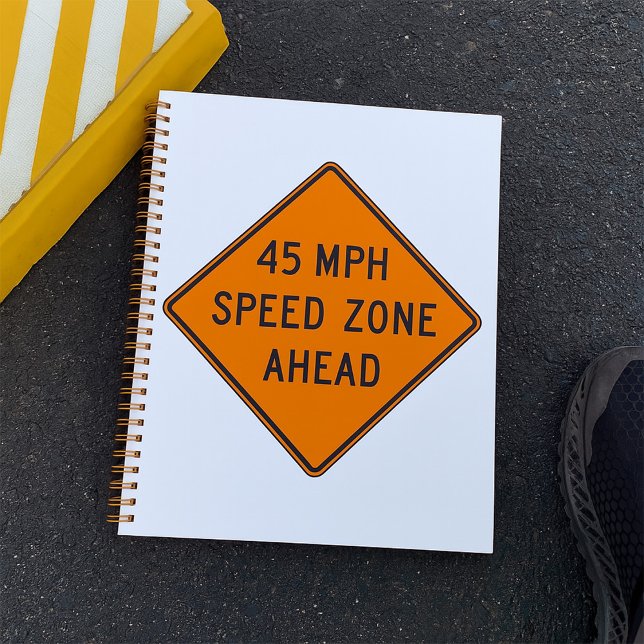 45 MPH Speed Zone Ahead Custom Traffic Sign Planner (Creator Uploaded)