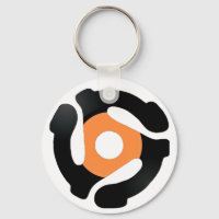 45 Record Adapter Keychain - Vinyl