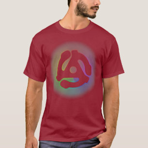 45 RPM Adapter Rainbow Electronic Dance Music T-Shirt