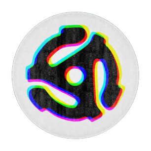 45 rpm Record Adapter Cutting Board