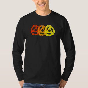 45 RPM Record Adapters Turntable Retro Vinyl DJ Gi T-Shirt