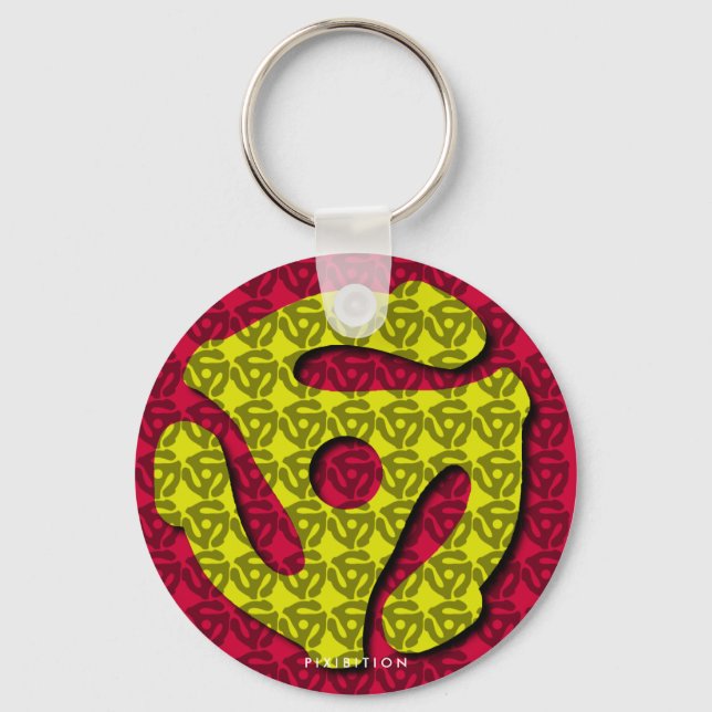 45 RPM Record Insert Keychain (Front)