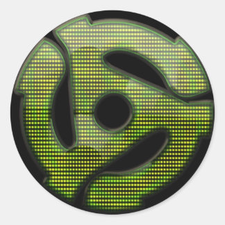 45 rpm Reflector Classic Round Sticker