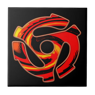 45 RPM Spider  Ceramic Tile