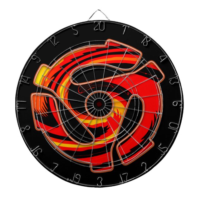 45 RPM Spider  Dartboard (Front)