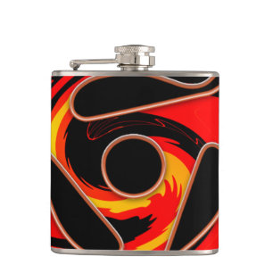 45 RPM Spider Hip Flask