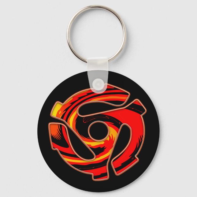 45 RPM Spider  Key Ring (Front)