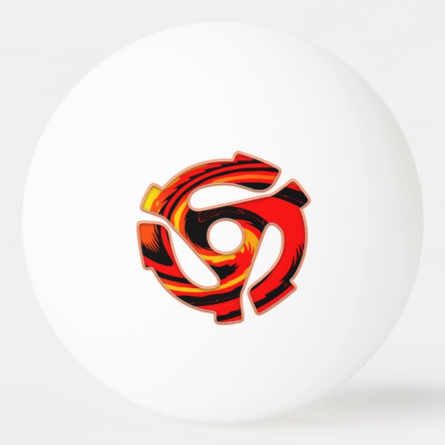 45 RPM Spider  Ping Pong Ball (Front)